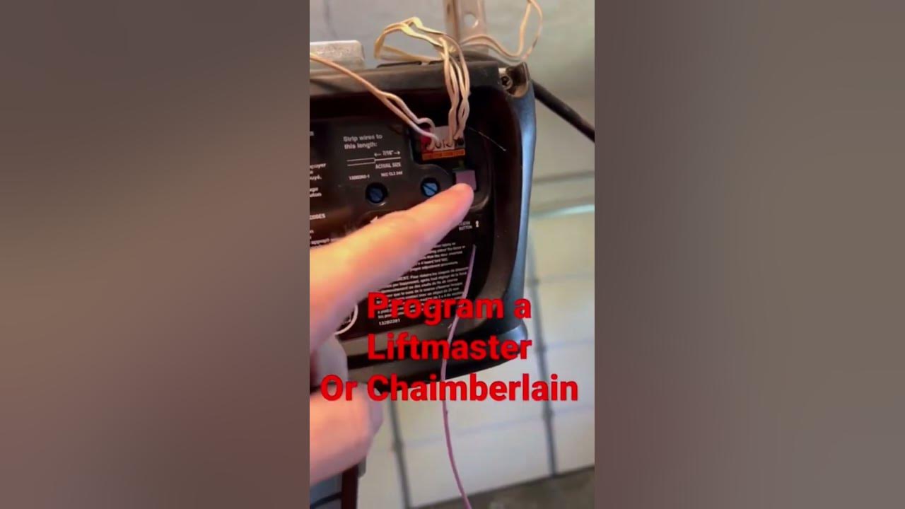 Program a new garage door opener #home #garage #diy Circuit Diagram