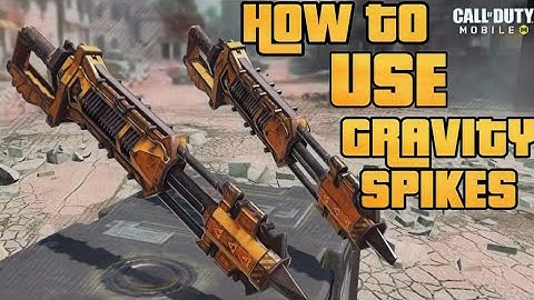 HOW TO USE GRAVITY SPIKES || CALL OF DUTY || CODMOBILE ||
