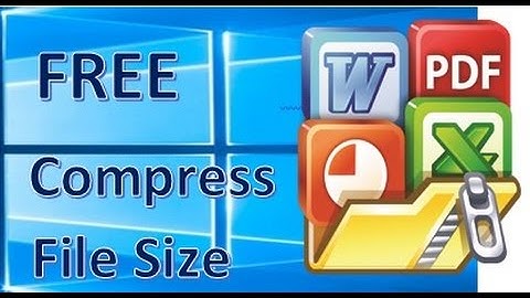 Every kind of file can be compressed PDF, PowerPoint, Photo with the FILEminimizer solution