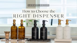Elevate Your Kitchen and Bathroom With the Right Bottle Dispensers