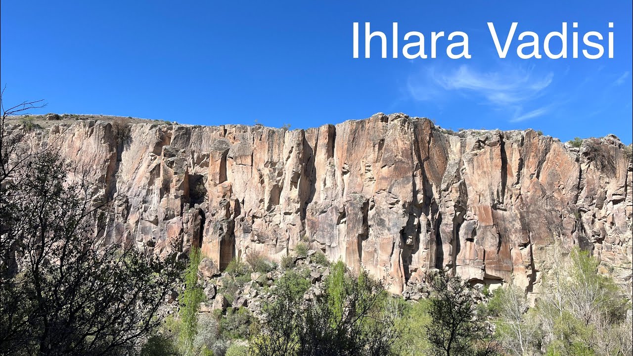 Ihlara Vadisi , Ihlara Valley , Aksaray , Turkey - Walking Tour | 4K