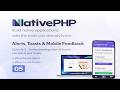 Build Mobile Apps with Laravel &amp; NativePHP v3 | Alerts, Toasts &amp; Mobile Feedback