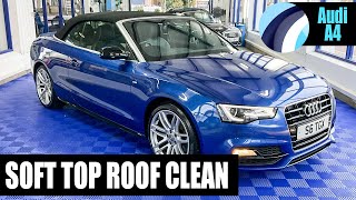 Soft Top Roof Clean | Audi A4 Cabriolet screenshot 1