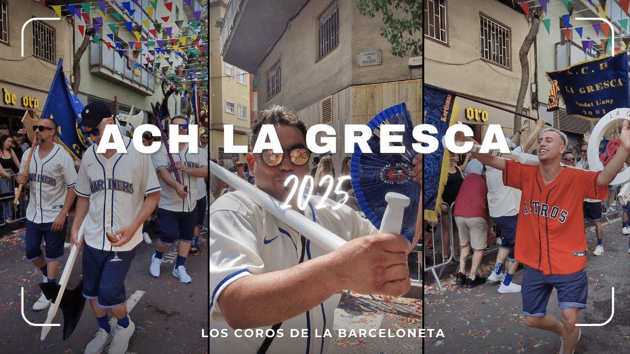 ACH LA GRESCA  SABADO 2025  #loscorosdelabarceloneta  #barceloneta