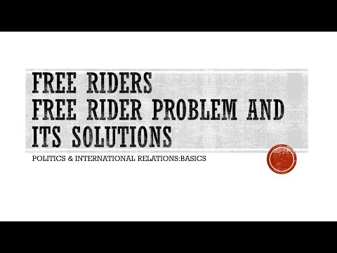 वीडियो: फ्री राइडर की क्या समस्या है, कैसे करें समाधान