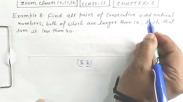 Class 11 Maths | Chapter 6 | Linear Inequalities | Example 8 | Full Explanation