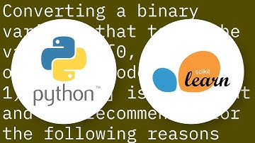 Should binary features be one-hot encoded?