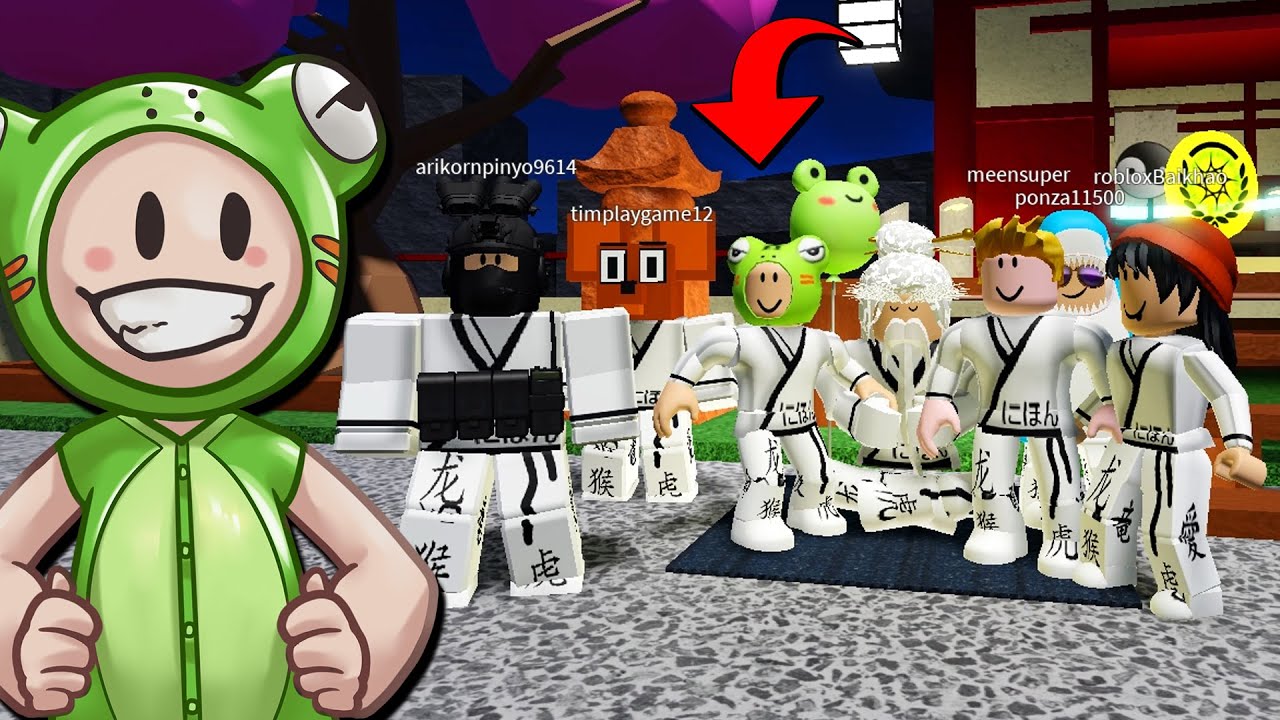 เกม ninjago  New 2022  กบหลามฝึกเป็นนินจาสุดแข็งแกร่ง! - Roblox