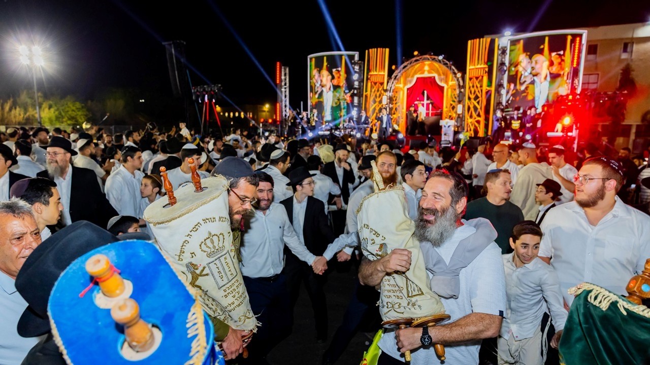 אירוע היסטורי 💫 הקפות שניות בכפר חב"ד \\ צבעים הפקות