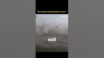 How does soil liquefaction occur?