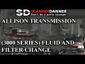 Allison Transmission (3000 series) fluid and filter change - 2001 American Coach