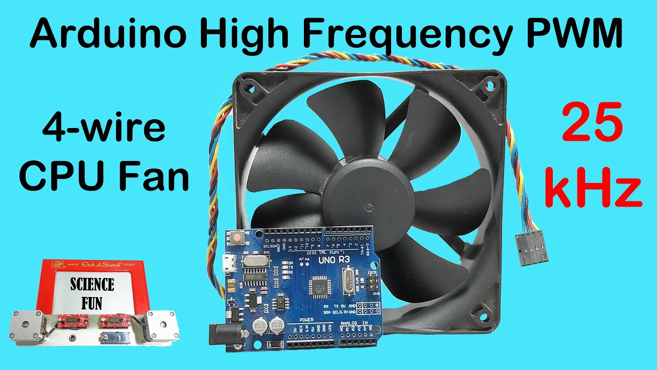 Arduino Fan Control using High 25kHz PWM // 4-Wire CPU YouTube