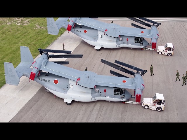 ◆2機◆ MV-22B OSPREY+TOMCAT オスプレイ+トムキャット Japan is Receiving Super-Advanced US Made Aircraft - YouTube