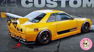 Nissan Skyline GT-R V Spec Re-Build - Need For Speed Unbound + Mods