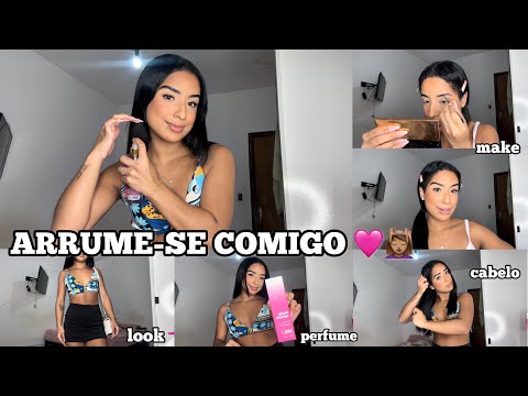 ARRUME-SE COMIGO PARA SAIR 💗🌸✨ | #arrumesecomigo #searrumecomigo #grwm #grwmmakeup #explorar