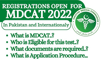 Registration PMC MDCAT 2022