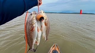 The EASIEST Way to Catch LIMITS of Redfish in Under an Hour!!