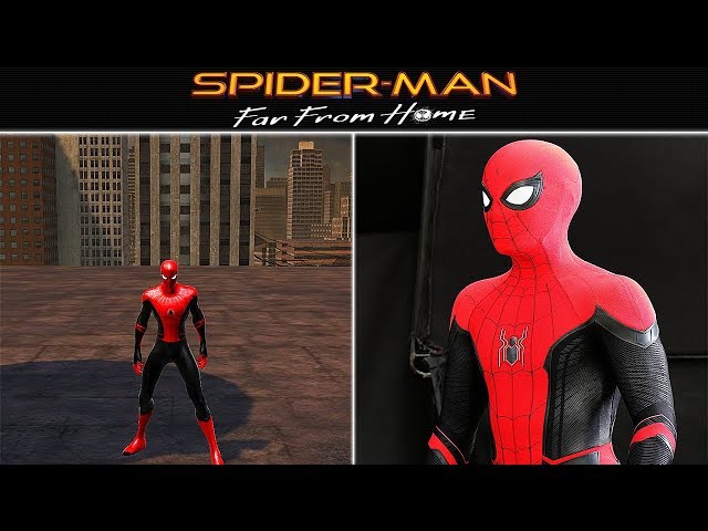 Spider-Man fights Wolverine (Far From Home Suit Mod) - Spider-Man