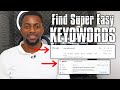 Keyword Research Tutorial: How To Find Low Competition Keywords