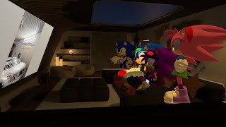 Martin, Brake, Galaxy, Pomni, & Savage Rumble react to Fail videos Try not to laugh edition (VRC VR)