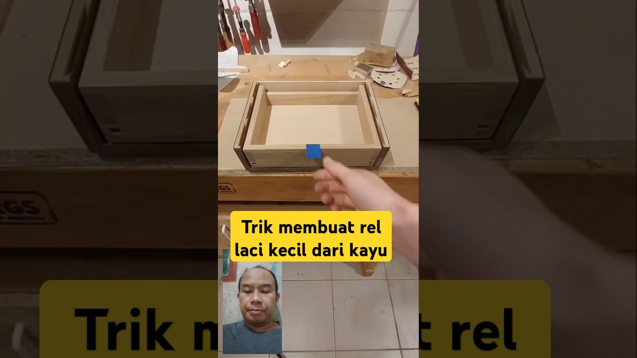 wow!!! keren sekali trik membuat rel laci dari kayu!! 