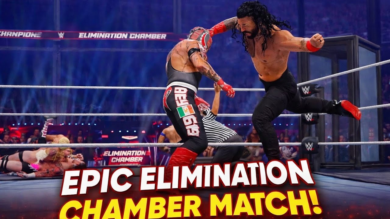 ELIMINATION CHAMBER CHAOS! 😱 WWE 2K25 Mobile Gameplay #wwe #gaming #romanreigns 