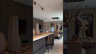 Een Keukeneiland Met Een Mooi Waterval Keukenblad De Keukenbladenfabriek