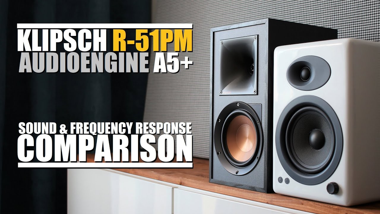 Klipsch R51PM vs Audioengine A5+ Sound & Frequency Response