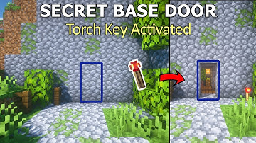 Minecraft: EASY Secret Door (Survival | Bedrock? | Java)