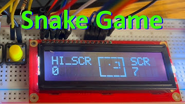 Snake Game on Arduino 16x2 LCD