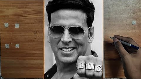 How to draw Akshay Kumar step by step | Akshay Kumar realistic sketch How to draw Akshay Kumar Face