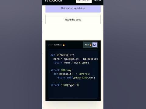mojo🔥 : a new programming language ; Superset of python - YouTube