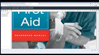 Steps To Access The HSF Standard 1st Aid eBook screenshot 5
