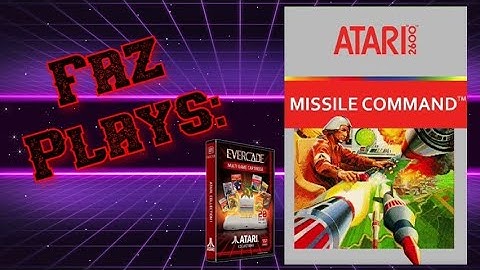 Faz Plays - Missile Command (Atari 2600 / Evercade)(Gameplay) - Atari Collection 1