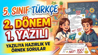 5th Grade Turkish, 2nd Term, 1st Written Exam 5th Grade Turkish, 2nd Term, 1st Written Exam