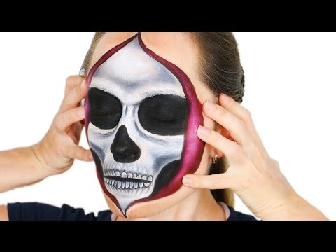 EASY SCAR LAST MINUTE HALLOWEEN MAKEUP TUTORIAL / HalloweenXTRA 28 