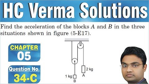 Find the acceleration of the blocks A and B in the three situations shown in figure (5-E17).