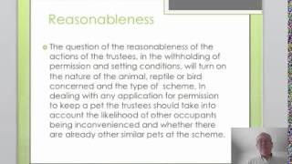 Video Tutorial 10: PCR1 - Pets in Sectional Title Schemes - Paddocks