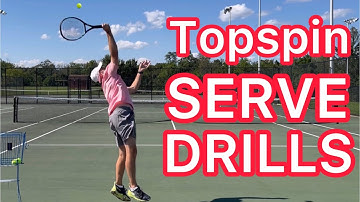 3 Drills For Better Topspin Serves (Tennis Technique Explained)