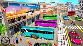 Bus simulator india passenger Pickuping and dropping game play with mobile  screenshot 4