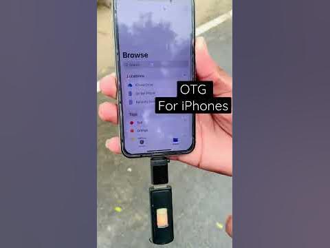 Iphone OTG || OTG for iphone iPad - YouTube