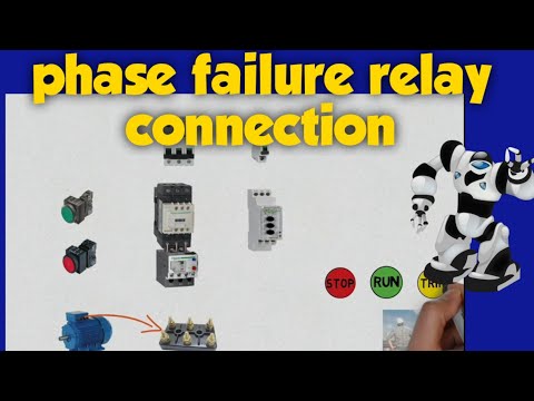 phase failure relay connection | phase monitor relay 3 phase | how to connect voltage monitor