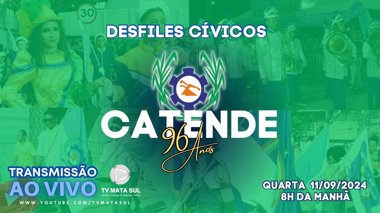 DESFILE CÍVICO - EMANCIPAÇÃO POLÍTICA DE CATENDE 96 ANOS - 11/09/2024