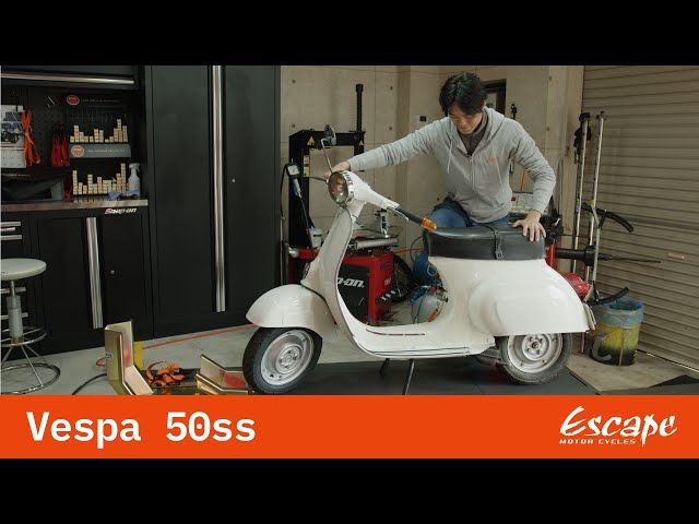 VESPA 50SS] A rare model!? A look at the Taiwanese Vespa that