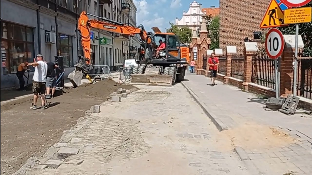 Ulica Kanonicka w Kaliszu 26 czerwca 2023 roku