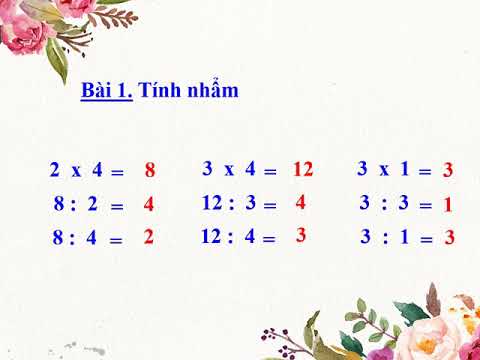 Bài: Tìm một thừa số của phép nhân