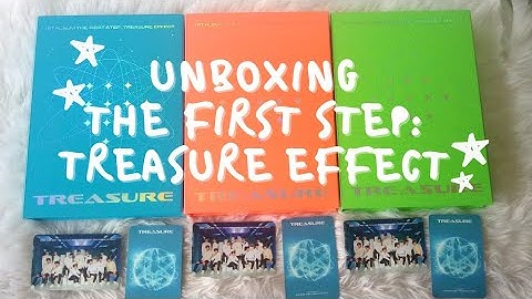 Unboxing TREASURE FIRST STUDIO ALBUM (THE FIRST STEP: TREASURE EFFECT) + ktown4u pob💎