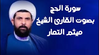 سورة الحج | القارئ ميثم التمار |