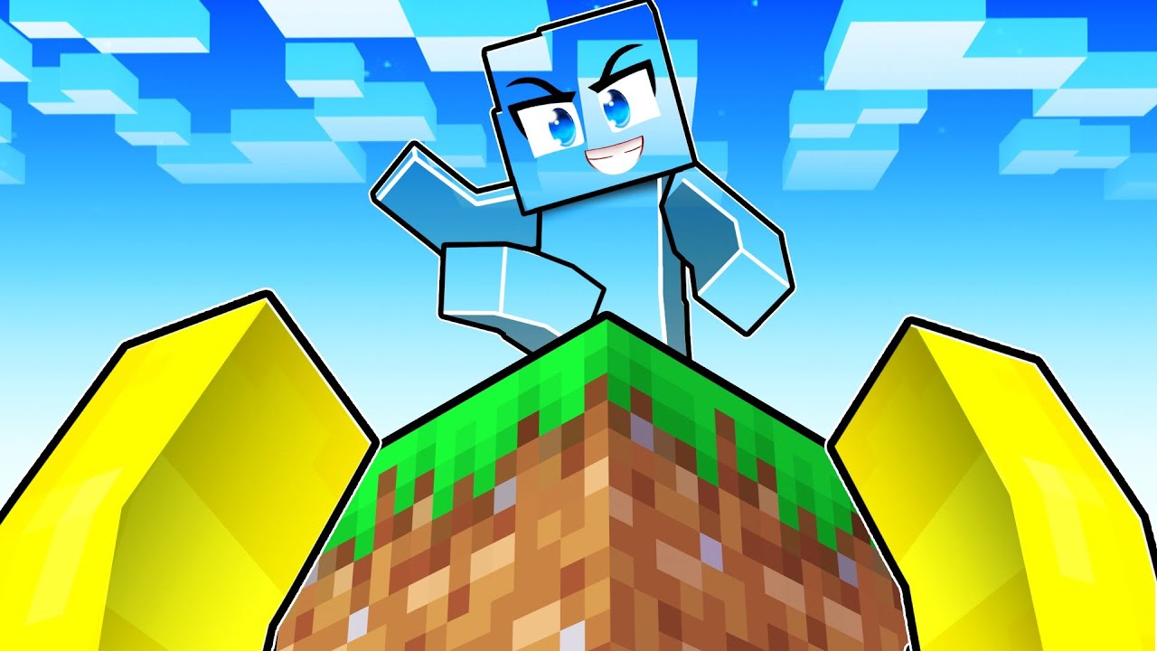 Using INVISIBILITY to PRANK on One Block!