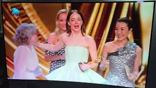 Best Actress Emma Stone In Poor Things Wins | #oscars #2024